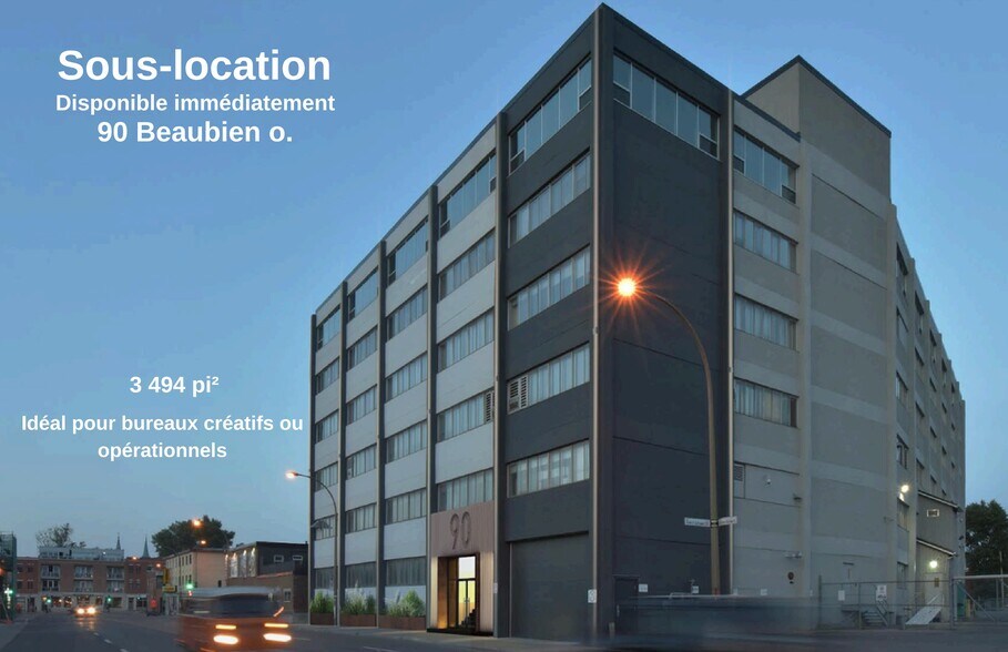 Primary Photo Of 90 Rue Beaubien O, Montréal Loft Creative Space For Lease