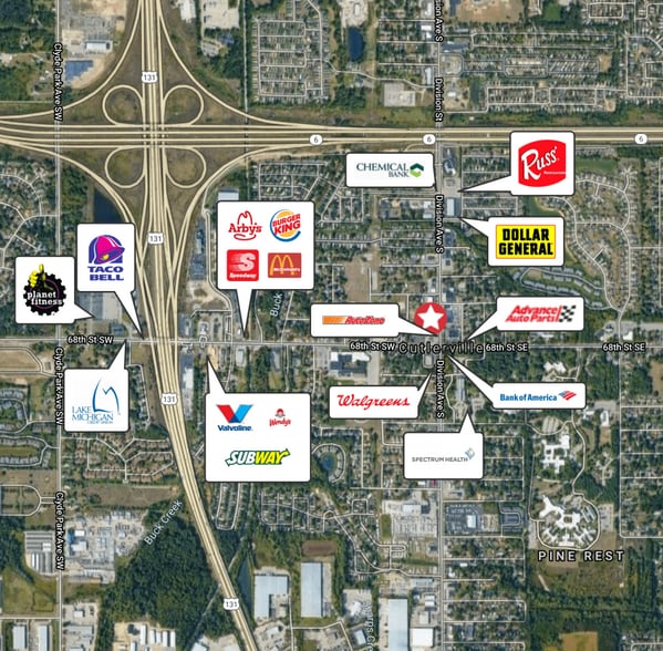 More Photos Of 6701-6725 S Division Ave, Grand Rapids General Retail For Lease