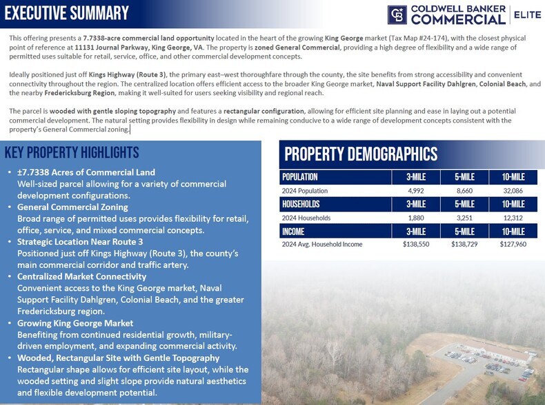 More Photos Of Journal Parkway, King George Land For Sale