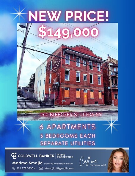 Primary Photo Of 1310 Bleecker St, Utica Apartments For Sale