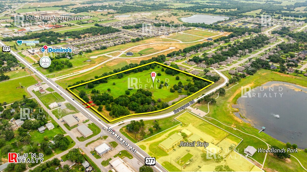 More Photos Of 12.83 Ac US-377 and Surveyors rd, Krugerville Land For Sale