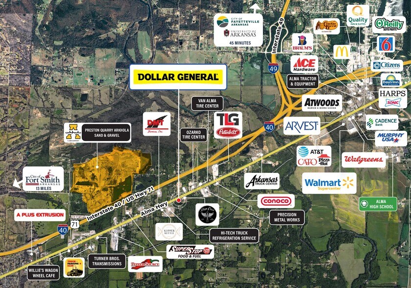 More Photos Of 6600 Alma Hwy, Van Buren General Retail For Sale