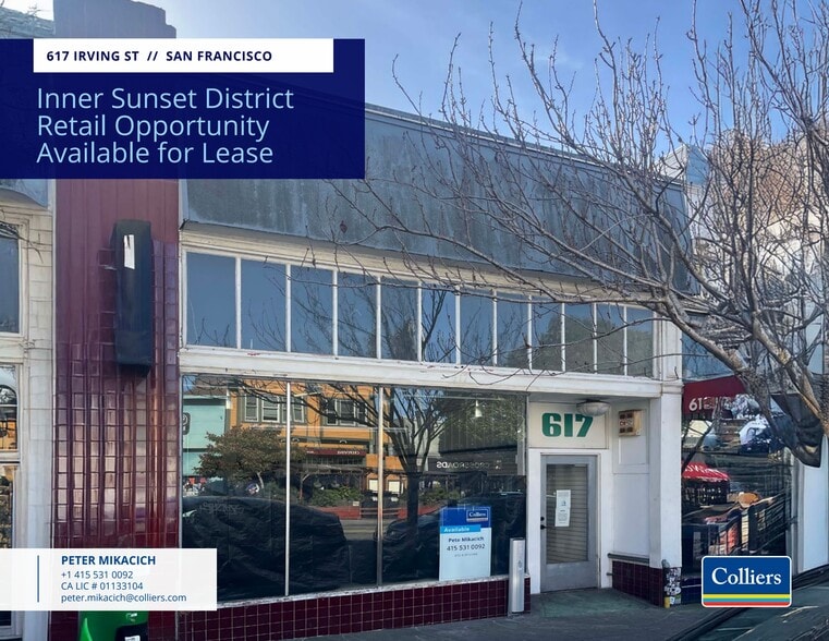 More Photos Of 601-619 Irving St, San Francisco Storefront For Lease