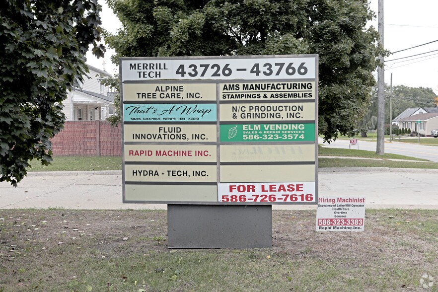 More Photos Of 43726-43746 Merrill Rd, Sterling Heights Warehouse For Lease