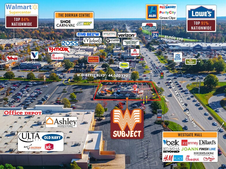 More Photos Of 1510 W O Ezell Blvd, Spartanburg Fast Food For Sale