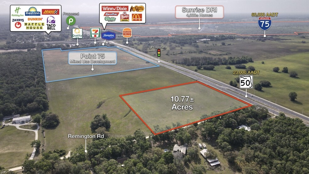 Primary Photo Of SR 50 & Remington Rd., Brooksville Land For Sale