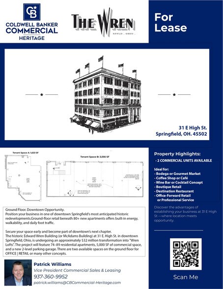 Primary Photo Of 31 E High St, Springfield Apartments For Lease