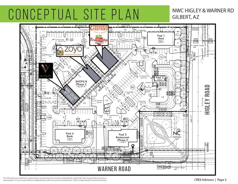 More Photos Of NWC Higley Rd & Warner Rd, Gilbert Unknown For Lease