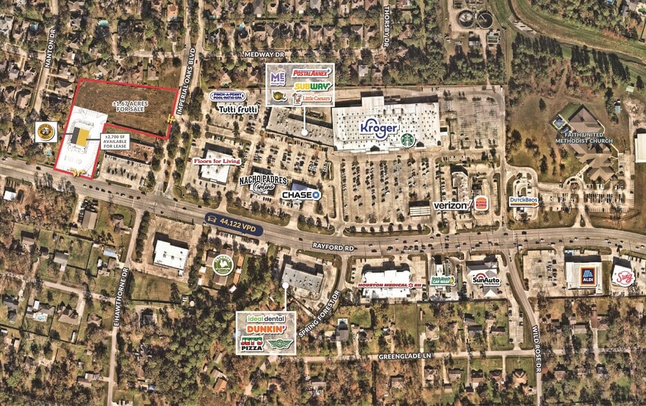 Primary Photo Of Rayford Rd @ Imperial Oaks Blvd, Spring Land For Sale