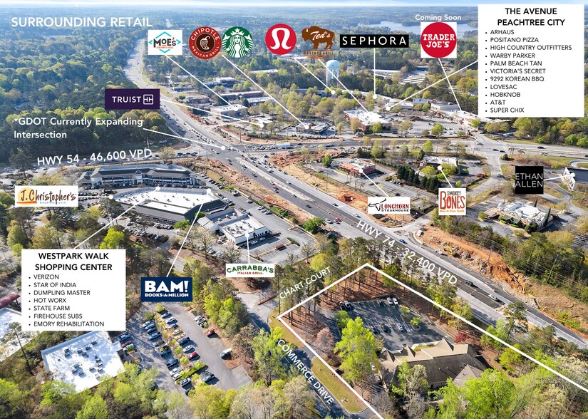 More Photos Of 1100 Commerce Dr, Peachtree City Storefront Retail Office For Sale