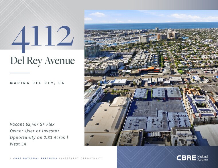 Primary Photo Of 4112 Del Rey Ave, Marina Del Rey Research And Development For Sale