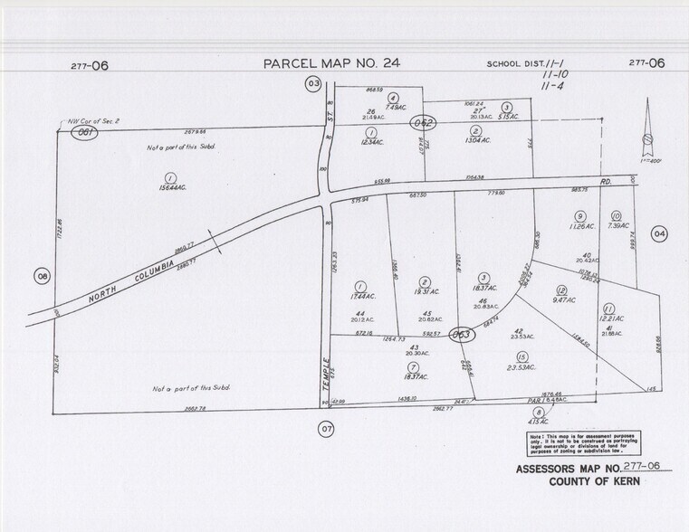 Primary Photo Of 277-063-03-00-6 N. Columbia, California City Land For Sale
