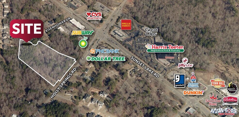 Primary Photo Of 9816 Holly Springs Rd, Apex Land For Sale