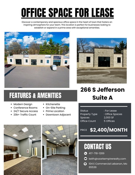Primary Photo Of 266 S Jefferson Ave, Lebanon Office For Lease