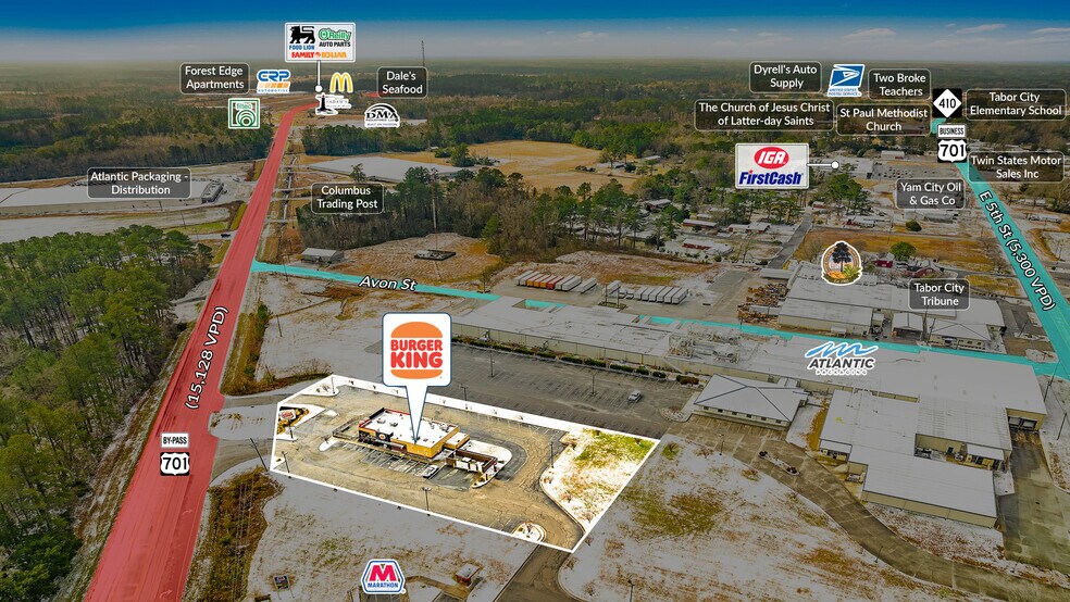 More Photos Of 801 N US Hwy 701, Tabor City Fast Food For Sale