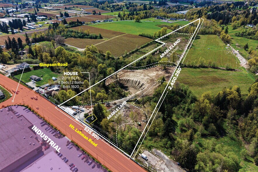 Primary Photo Of 2475 Mt Lehman Rd, Abbotsford Flex For Sale