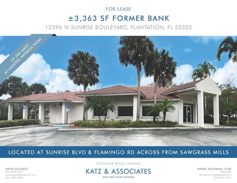 More Photos Of 12396 W Sunrise Blvd, Plantation Bank For Sale