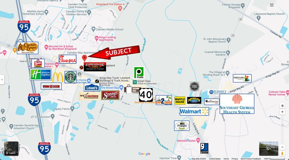 More Photos Of 130 N Gross Rd, Kingsland Medical For Sale