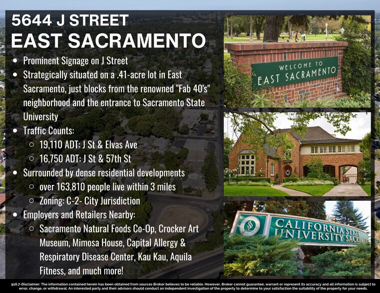 More Photos Of 5640-5644 J St, Sacramento Storefront Retail Office For Lease