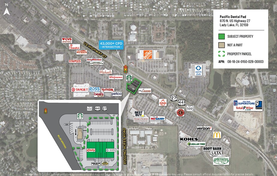 More Photos Of 870 N US Highway 27, Lady Lake General Retail For Sale