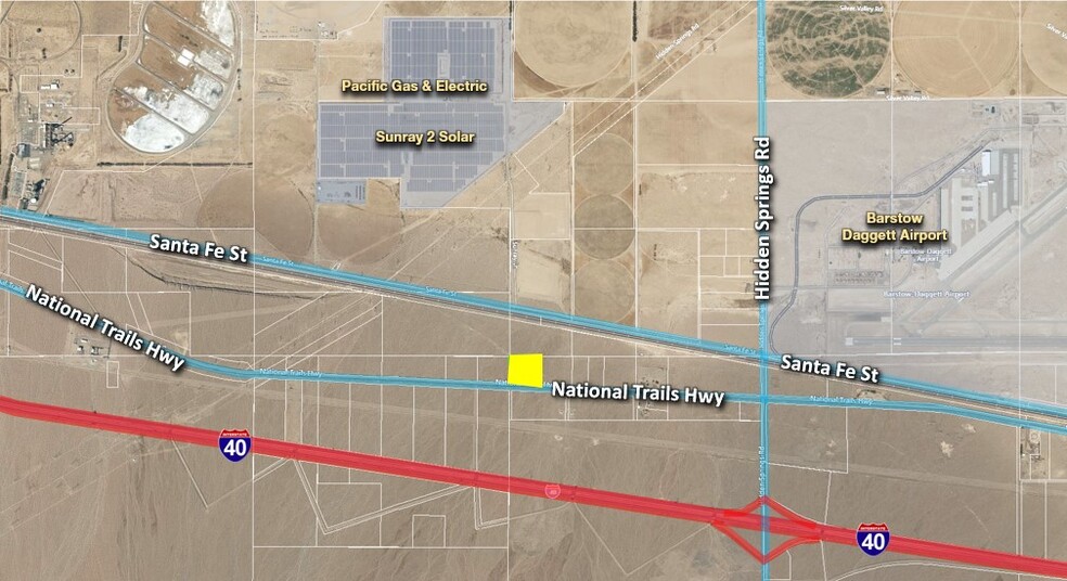 Primary Photo Of National Trails Hwy, Daggett Land For Sale