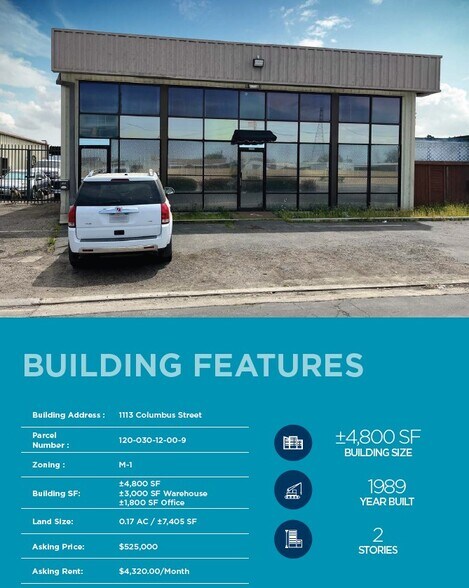 More Photos Of 1113 W Columbus St, Bakersfield Warehouse For Sale