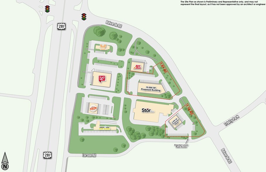 More Photos Of SEQ of US Highway 281 & Bulverde Rd & Larson Rd, San Antonio Land For Sale