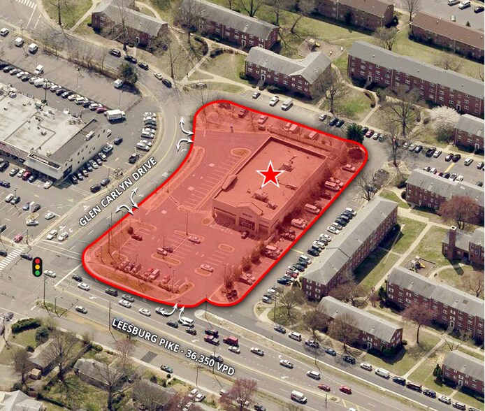 Primary Photo Of 6053 Leesburg Pike, Falls Church Drugstore For Lease