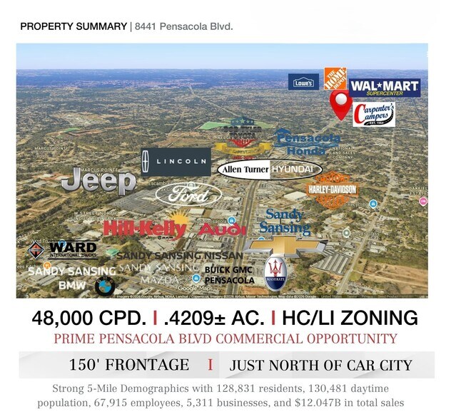 Primary Photo Of 8441 Pensacola Blvd, Pensacola Auto Dealership For Sale