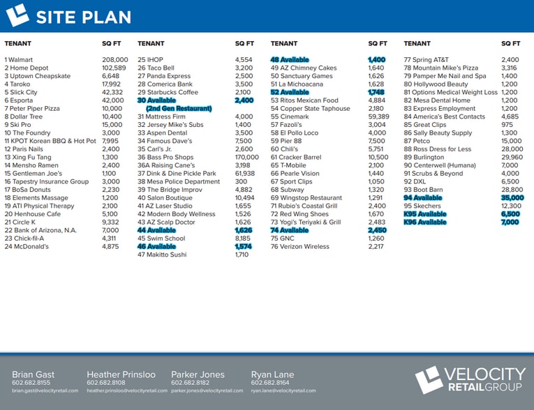 More Photos Of 823-857 N Dobson Rd, Mesa Unknown For Lease