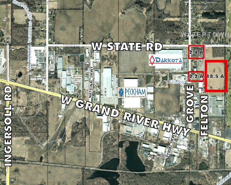 Primary Photo Of 16260 Felton Rd, Lansing Land For Lease