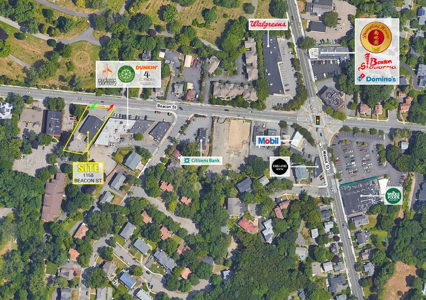 More Photos Of 1158 Beacon St, Newton Restaurant For Lease