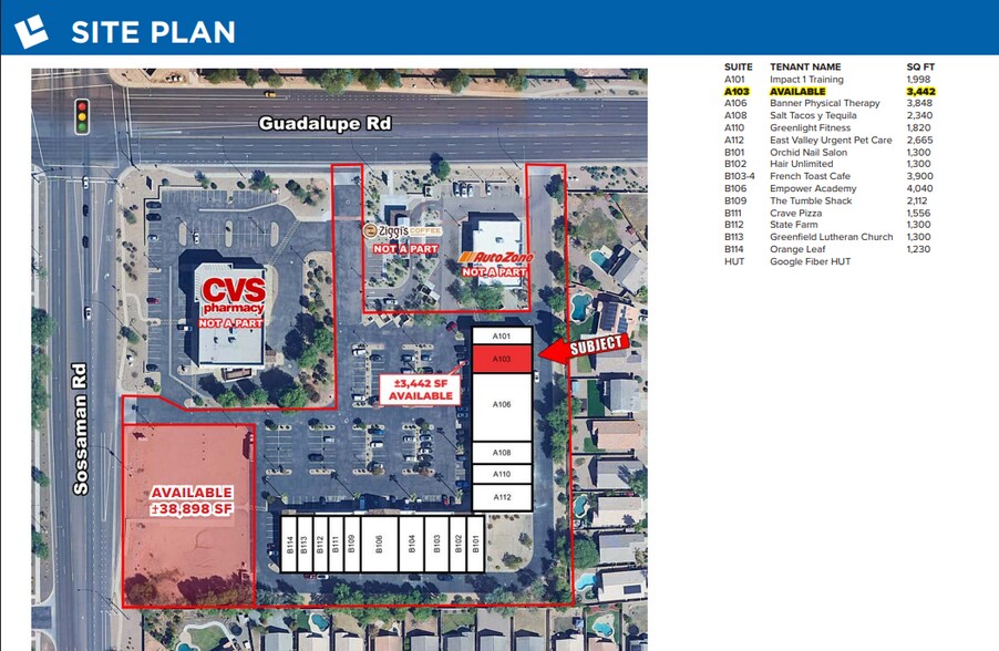 More Photos Of 7641-7659 E Guadalupe Rd, Mesa Unknown For Lease