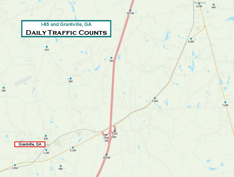 More Photos Of US Route 29 & Interstate 85, Grantville Land For Sale