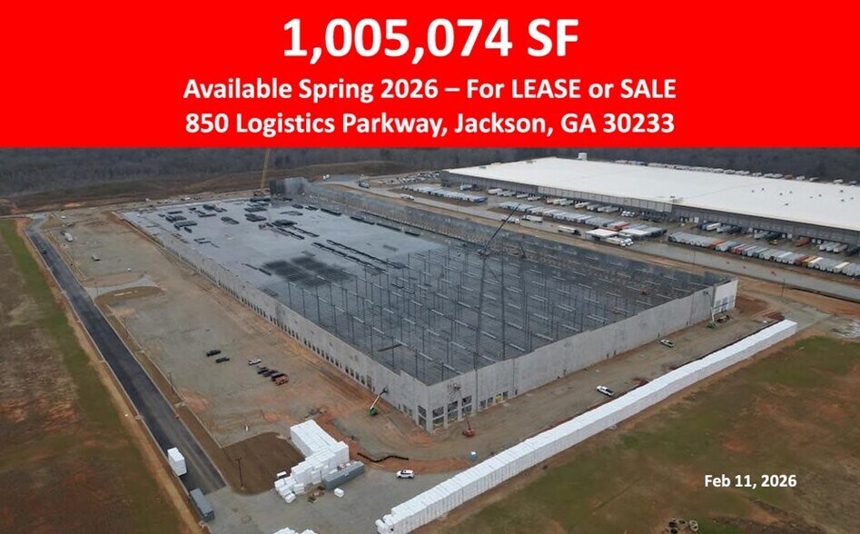 More Photos Of 850 Logistics Pky, Jackson Warehouse For Sale
