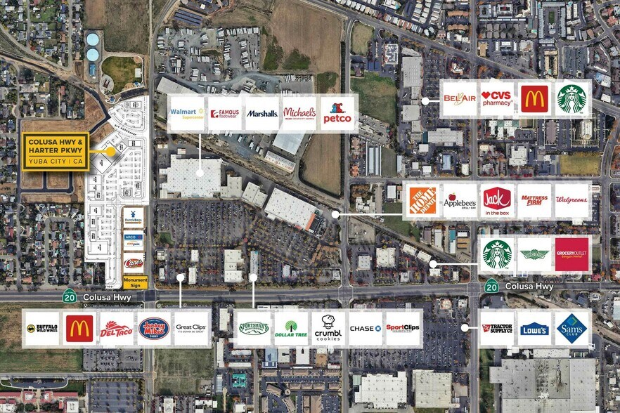 More Photos Of NWQ of Harter Pky, Yuba City Land For Lease