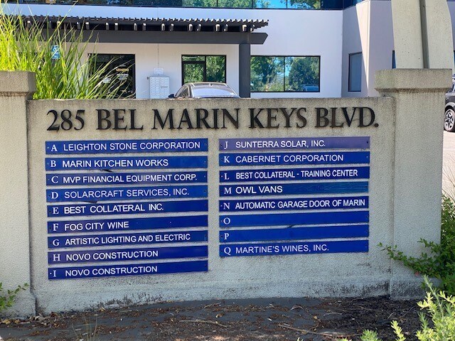 More Photos Of 285 Bel Marin Keys Blvd, Novato Light Manufacturing For Lease