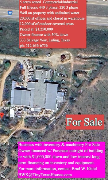 More Photos Of 333 Salvage Way, Luling Warehouse For Sale