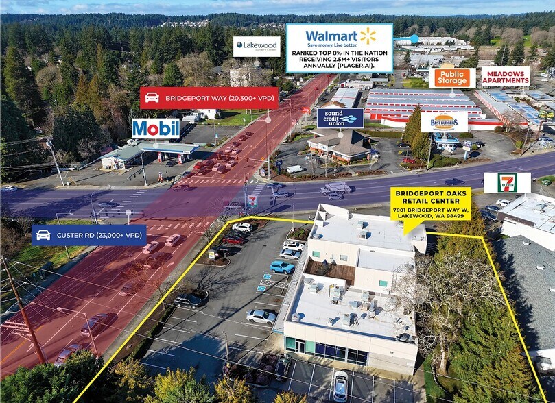 More Photos Of 7801 Bridgeport Way W, Lakewood Storefront Retail Office For Lease