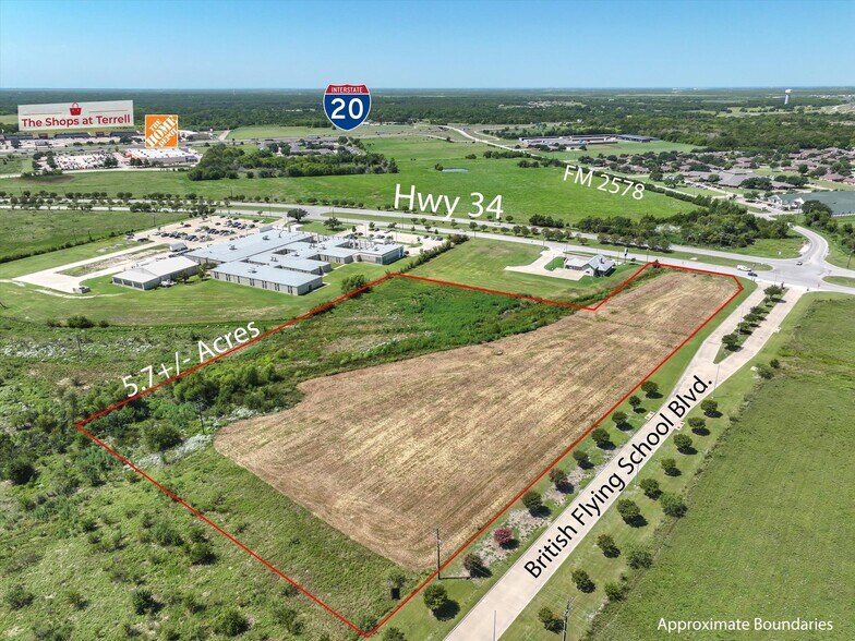 More Photos Of 0000 HWY 34, Terrell Land For Sale