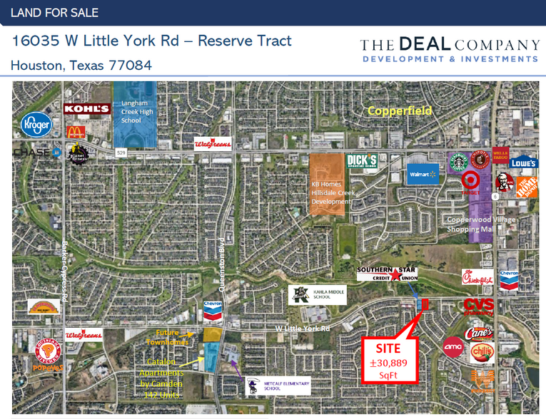 Primary Photo Of 16035 W Little York Rd, Houston Land For Sale