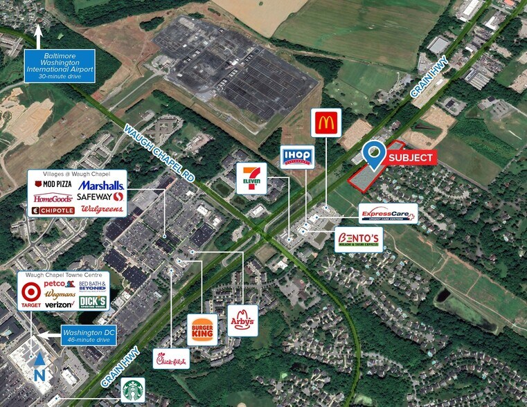 More Photos Of 877 Crain Hwy, Gambrills Land For Sale