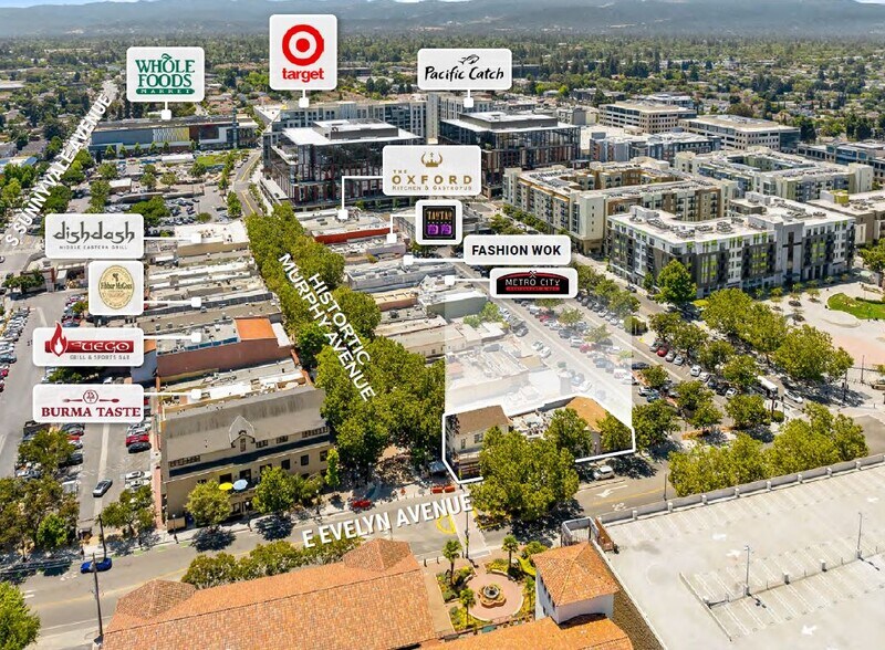 More Photos Of 101 S Murphy Ave, Sunnyvale Storefront Retail Residential For Sale