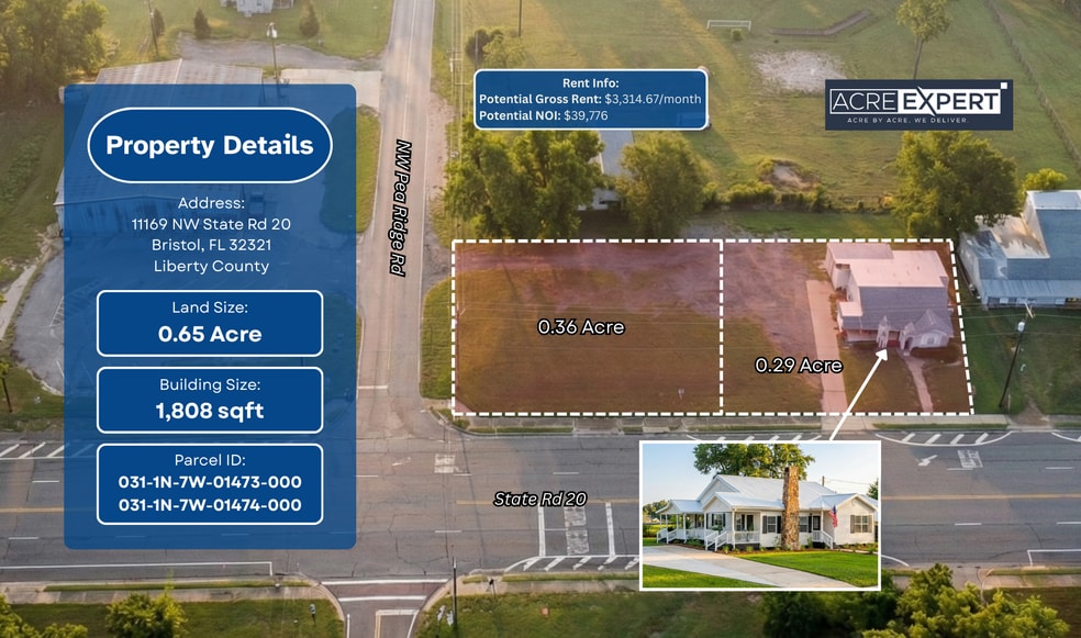 Primary Photo Of 11169 NW State Rd 20, Bristol Office For Sale