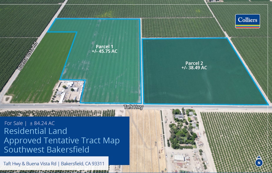 Primary Photo Of Taft Highway & Buena Vista Road, Bakersfield Land For Sale