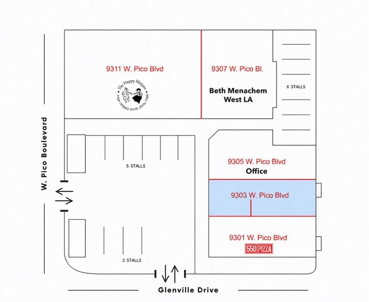 More Photos Of 9301-9311 W Pico Blvd, Los Angeles Unknown For Lease