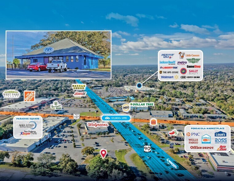 Primary Photo Of 4455 Mobile Hwy, Pensacola Freestanding For Sale