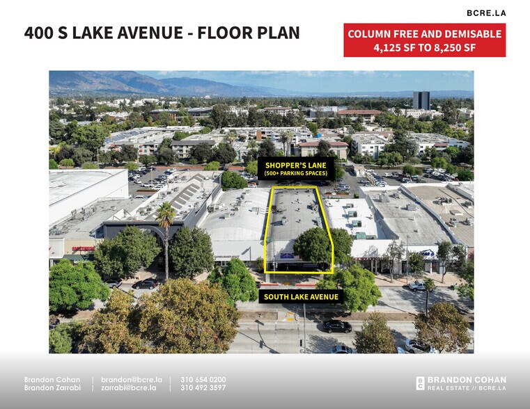 More Photos Of 396-400 S Lake Ave, Pasadena Storefront For Lease