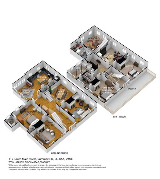 More Photos Of 112 S Magnolia St, Summerville Office Residential For Lease