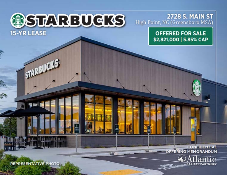 Primary Photo Of 2728 S Main St, High Point Restaurant For Sale